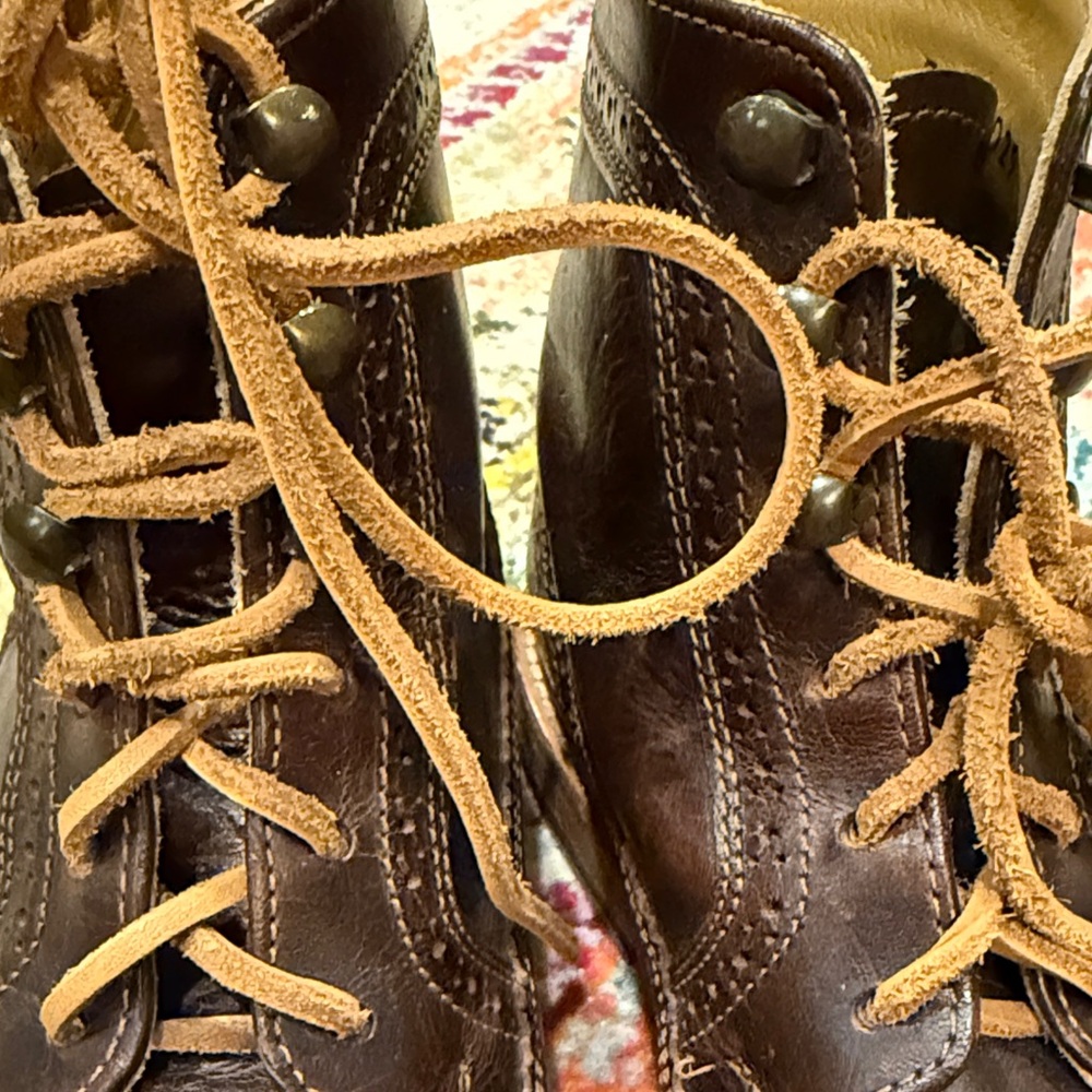 Will Leather Goods Brogue Wingtip Oxford Boots - Picture 8 of 9